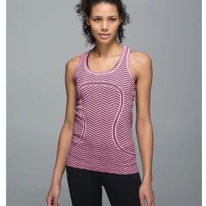 Pink Lululemon Swiftly Tech Racerback Tank size 6
